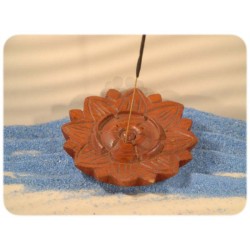 INCENSARIO MADERA FLOR LOTO