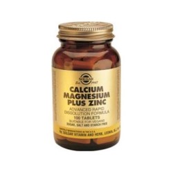 CALCIO+MG+ZINC 100COMP SOLGAR