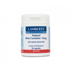 BETACAROTENO 15MG 90cap LAMBER