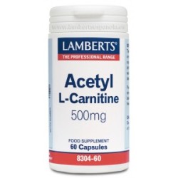 L ACETIL CARNITINA 500MG 60CAP LAMBERTS