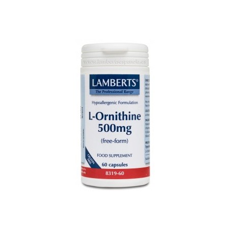 L-ORNITHINE 500MG 60 CAP LAMBE