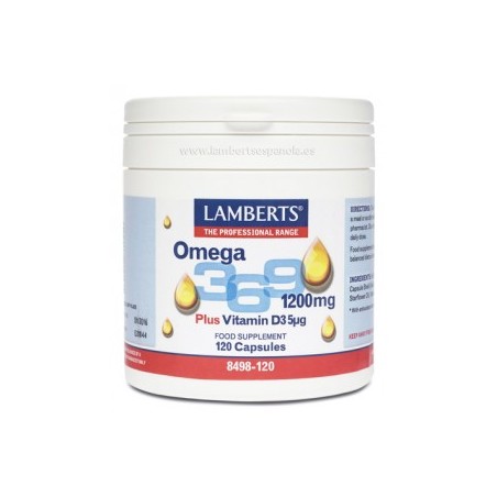 OMEGA 369 120CAPS 1200MG LAMBERT