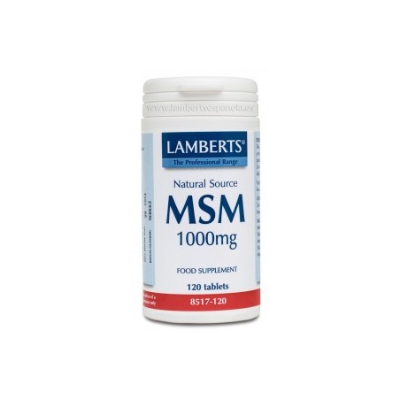 MSM 1000MG 120TABS.LAMBERTS