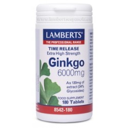 GINKGO 6000MG 180TAB LAMBERTS