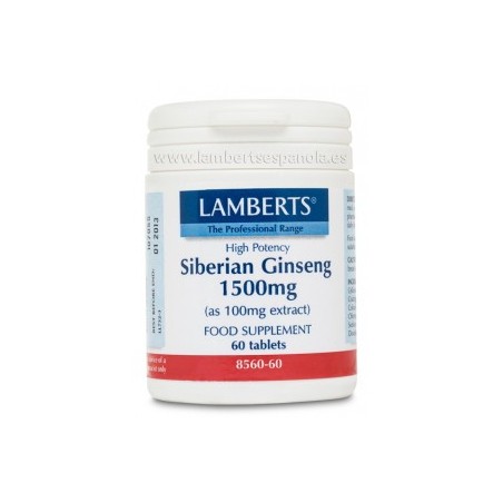 GINSENG SIBERIAN 60TAB LAMBERT