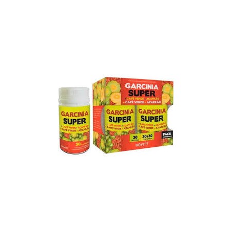 GARCINIA SUPER + CAFÉ VERDE + AZAFRÁN 30 CAPS. DIETMED