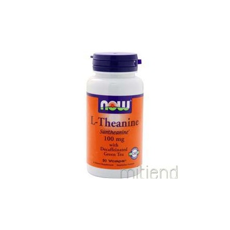 L TEANINA 100MG 90 CAPS NOW