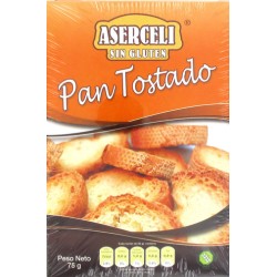 ASERCELI PAN TOSTADO 75 GR
