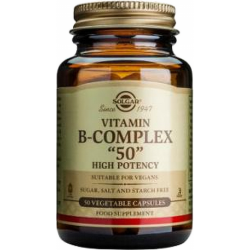 VITAMINA B50  100 COM SOLGAR