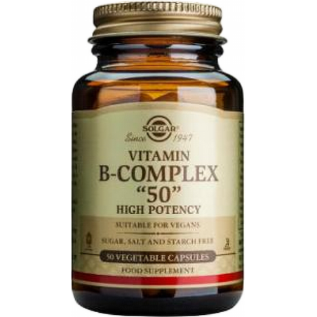 VITAMINA B50  100 COM SOLGAR