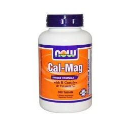 CALCIO MAGNESIO 100 TABLETAS NOW