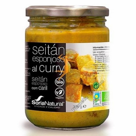 SEITAN ESPONJOSO AL CURRY 375G SORIA NATURAL