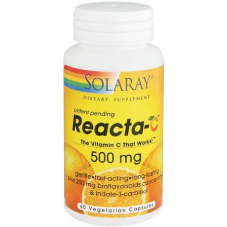 REACTA C tm  500 MG - 60 CÁPSULAS VEGETALES