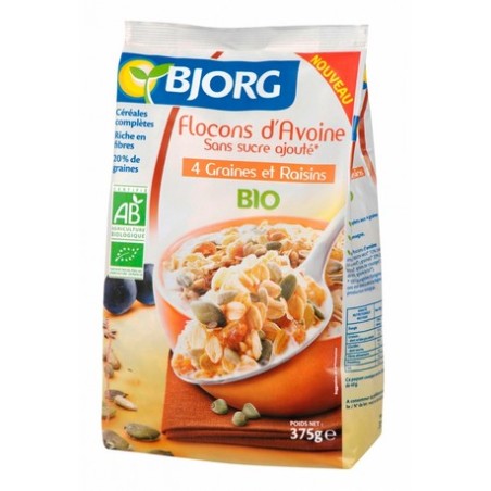 COPOS AVENA MULTISEMILLAS Y PASAS 375GR