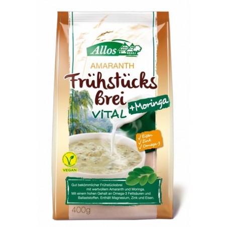 PORRIDGE CON AMARANTO-MORINGA 400GR