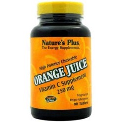 ORANGE JUICE - 250 MG.-90 MASTICABLES NATURE'S PLUS