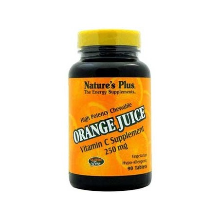ORANGE JUICE - 250 MG.-90 MASTICABLES NATURE'S PLUS