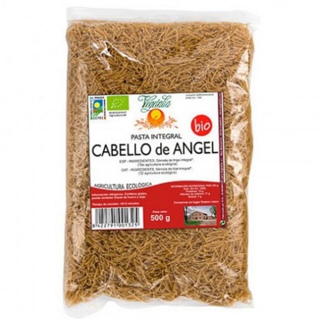 FIDEO CABELLO ANGEL VEGETALIA INTEGRAL 500 GR