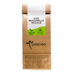 ANIS MANZANILLA REGALIZ BIO 20gr  10 PIRAMIDES JOSENEA