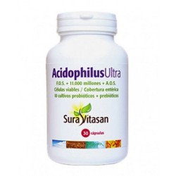 ACIDOPHILUS ULTRA POLVO 36.000 MILLIONES + FOS  45GR