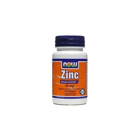 ZIN GLUCONATO 50MG 100TAB NOW