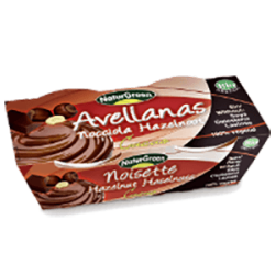 POSTRE AVELLANAS CACAO BIO NATURGREEN (PACK 2 X 125GR)