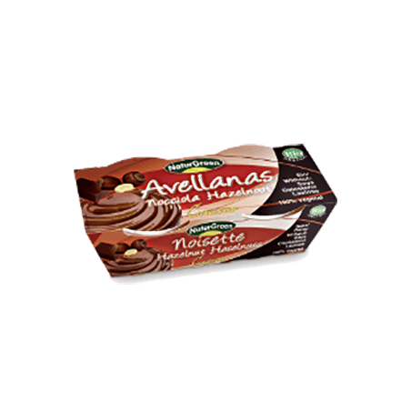 POSTRE AVELLANAS CACAO BIO NATURGREEN (PACK 2 X 125GR)