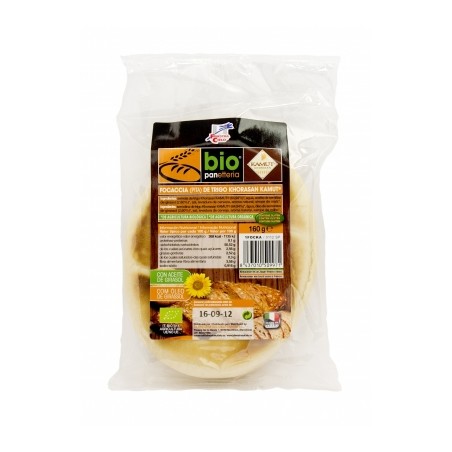 FOCACCIA DE TRIGO KAMUT BIO 160GR LA FINESTRA
