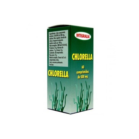 CHLORELLA 500 MG 60 COMPRIMIDOS  INTEGRALIA