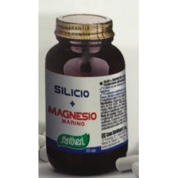 SILICIO + MAGNESIO MARINO 60 CAPSULAS  SANTIVERI