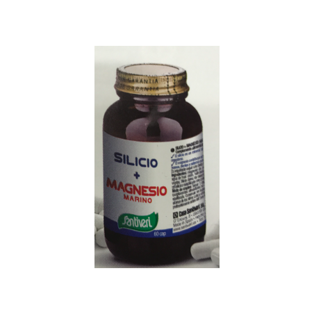 SILICIO + MAGNESIO MARINO 60 CAPSULAS  SANTIVERI