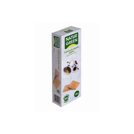 GALLETAS DE ESPELTA QUINOA 190 GR. NATURGREEN