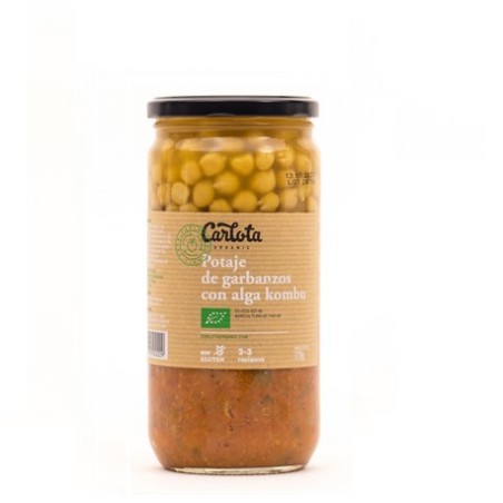 POTAJE DE GARBANZOS CON ALGA KOMBU CARLOTA