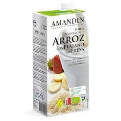 BEBIDA ARROZ PLATANO FRESA 1-L