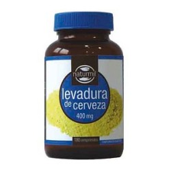 LEVADURA DE CERVEZA 400MG 180COMP NATURMIL