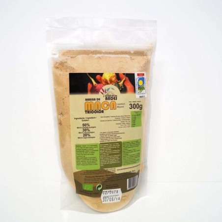 MACA TRICOLOR 300GR EL ORO DE LOS  ANDES