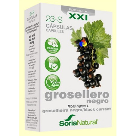 GROSELLERO NEGRO 30CAP SORIA NATURAL