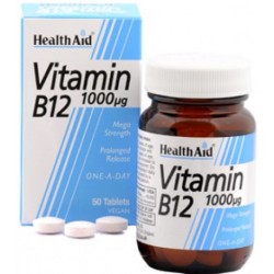 B-12 1000UI 50COMP HEALTH AID
