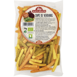 CHIPS DE VERDURAS 70GR NATURSOY