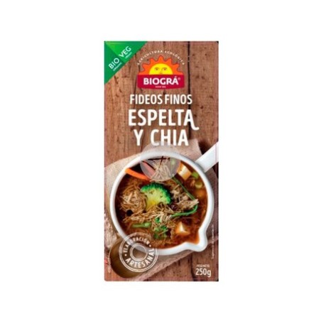 FIDEO FINO ESPELTA CHIA BIOGRA BIO