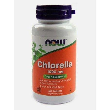 CHLORELLA 1000MG 60TAB.NOW