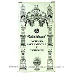 INCIENSO SACRAMENTAL Y CARBONES RADHE SHYAM