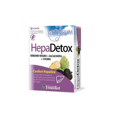 ZENTRUM HEPADETOX 10 AMPOLLAS
