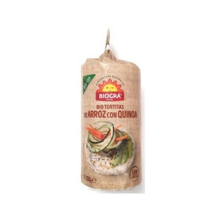 TORTITAS DE ARROZ Y QUINOA BIO 100GR BIOGRA