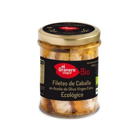 FILETES DE CABALLA BIO, TARRO 195 g E/G