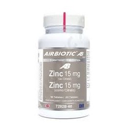ZINC  AB 15 MG DE AIRBIOTIC 60TAB