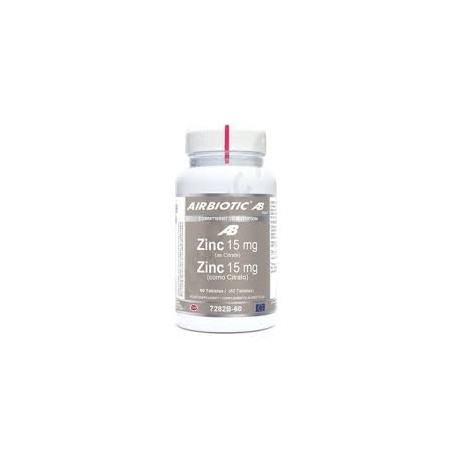 ZINC  AB 15 MG DE AIRBIOTIC 60TAB