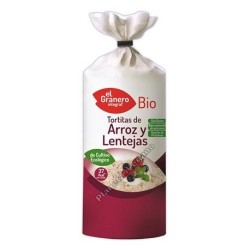 TORTITAS ARROZ Y LENTEJAS 115g BIO EL GRANERO