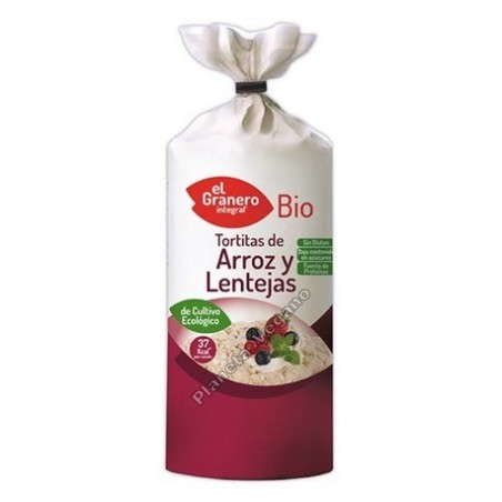 TORTITAS ARROZ Y LENTEJAS 115g BIO EL GRANERO