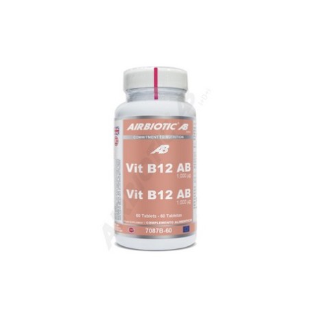 VITAMINA B12 AB 1000 MICROG 60 TABLETAS AIRBIOTIC